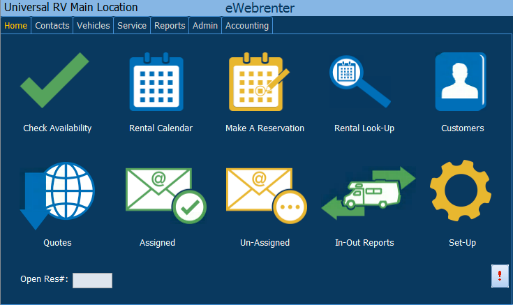 eWebRenter Dashboard
